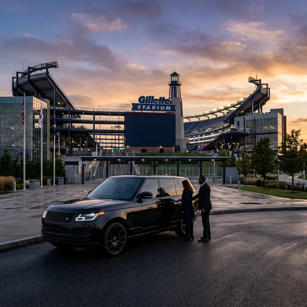 Gillette Stadium Luxury Car Service Hero Background