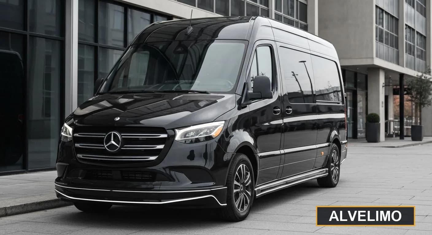 Luxury Mercedes-Benz Sprinter for hire