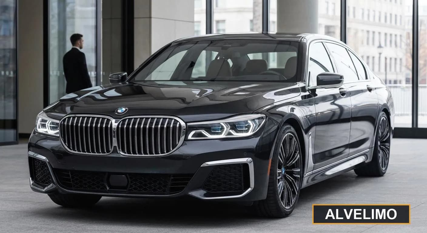 Luxury BMW 7 Series for hire in Boston